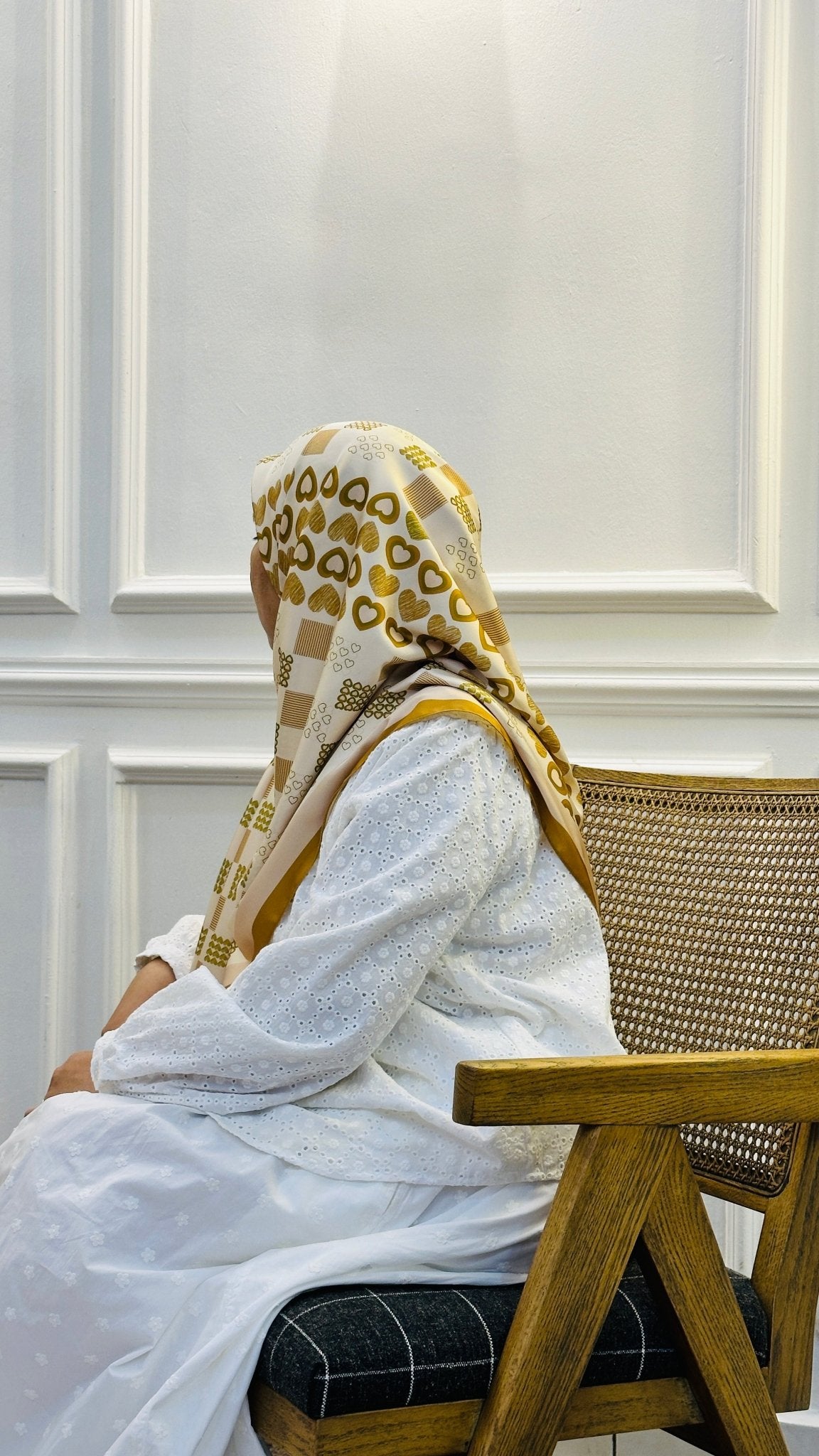 Heart of Gold in square - MyTeddyScarf