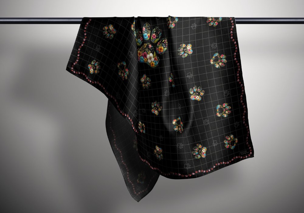 Pawrints in Panda - MyTeddyScarf