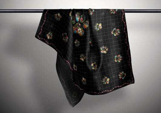 Pawrints in Panda - MyTeddyScarf